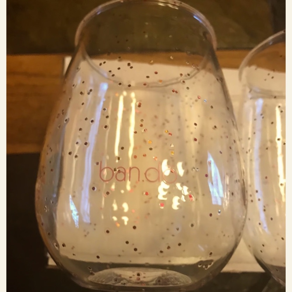 Bando acrylic stemless glasses, set of 4